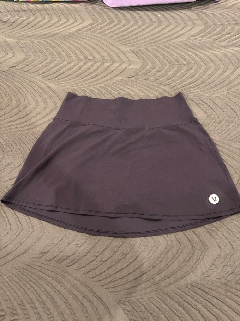Vuori Black Skater Golf & Tennis Skirt